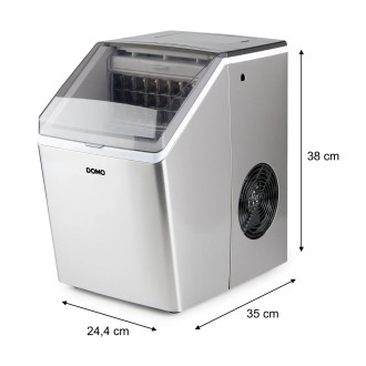 Výrobník čirých ledových kostek - nerez - DOMO DO9301IB
