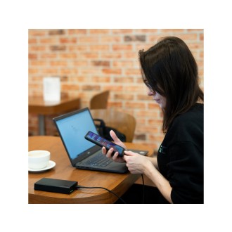 Green Cell PowerPlay 20S powerbanka 20000mAh, 22.5W, USB-C, černá