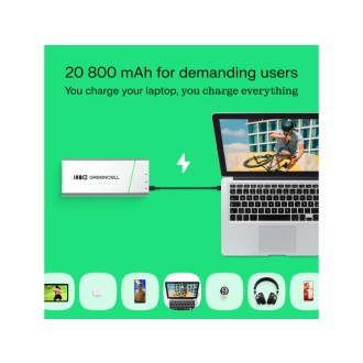 Greencell PowerPlay Pro Powerbanka 65W – 20 800mAh