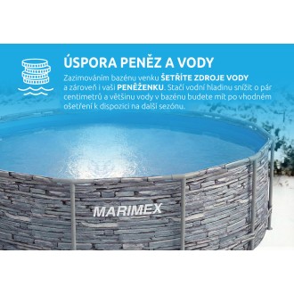 Bazén Florida 3,66x0,99 m KÁMEN bez.přísl.