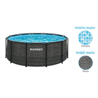 Bazén Florida 3,66x1,22 m RATAN se skimmerem