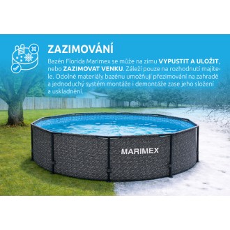 Bazén Florida 3,05x0,76 m RATAN bez přísl.