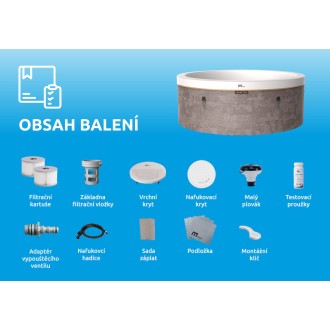 Bazén vířivý MSPA COCOON-ECO F-CO066WE