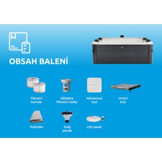 Bazén vířivý MSPA OSLO AERO PLUS- F-OS063WAP