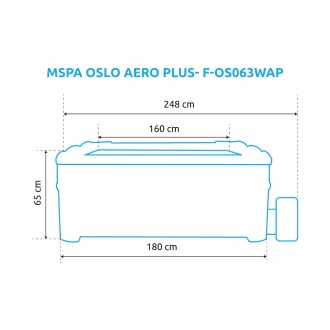 Bazén vířivý MSPA OSLO AERO PLUS- F-OS063WAP