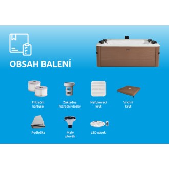 Bazén vířivý MSPA OSLO AMBER F-AM063W (+ izolační vrstva 2026)