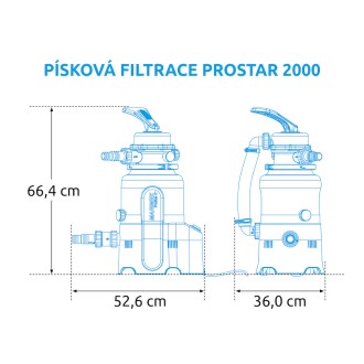 Filtrace písková ProStar 2000 (bez hadic)