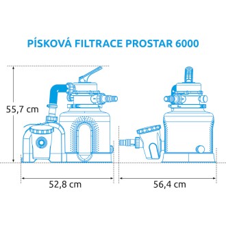Filtrace písková ProStar 6000 (bez hadic)