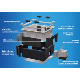 Bazén vířivý MSPA Oslo F-OS063W (+ izolační vrstva 2026)