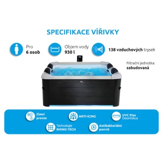 Bazén vířivý MSPA Oslo F-OS063W (+ izolační vrstva 2026)
