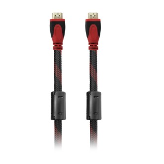 DeTech Pletený propojovací HDMI - HDMI - 5m HQ