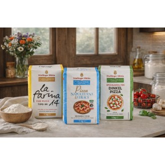 Speciální mouky na PIZZU - Startovací sada - Typ 00 - 3 x 1 kg