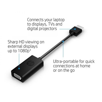 HP Adaptér redukce HDMI na VGA – černá