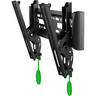 DeTech Náklopný držák na TV 17–45" na stěnu – černá