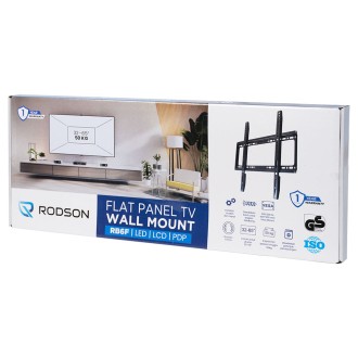 DeTech Fixní držák na TV 32–60" na stěnu - černá