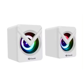 Kisonli L-1040 Reproduktory AUX, 2x2.5W - Bílá