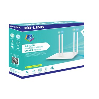 LB-Link Wi-Fi router AC1200, Dual-Band, 4 antény (BL-W1210M) – bílá