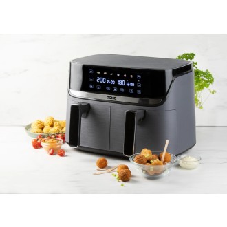 Dvojitá horkovzdušná fritéza 4+4 l - digitální - DOMO DO552FR