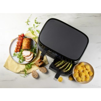 Dvojitá horkovzdušná fritéza 4+4 l - digitální - DOMO DO552FR