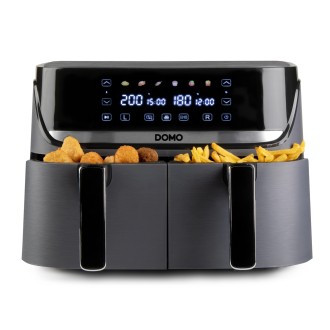Dvojitá horkovzdušná fritéza 4+4 l - digitální - DOMO DO552FR