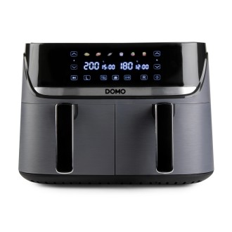 Dvojitá horkovzdušná fritéza 4+4 l - digitální - DOMO DO552FR