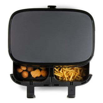 Dvojitá horkovzdušná fritéza 4+4 l - digitální - DOMO DO552FR