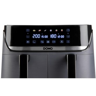 Dvojitá horkovzdušná fritéza 4+4 l - digitální - DOMO DO552FR