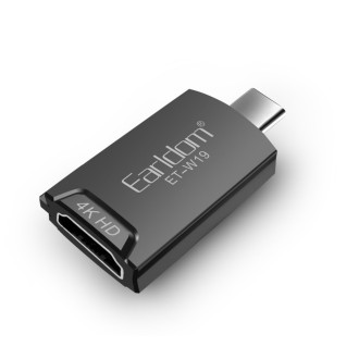 Earldom adaptér redukce USB-C na HDMI 4K (ET-W19) – šedá