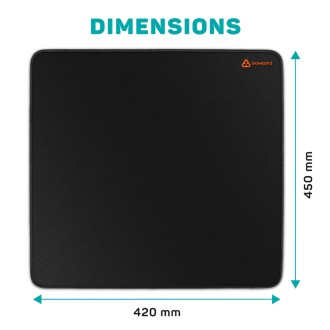 Connect IT Biohazard Strike podložka pod myš vel. M (450 x 420 mm) – černá