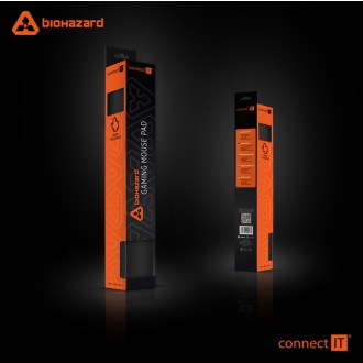 Connect IT Biohazard Strike podložka pod myš vel. M (450 x 420 mm) – černá