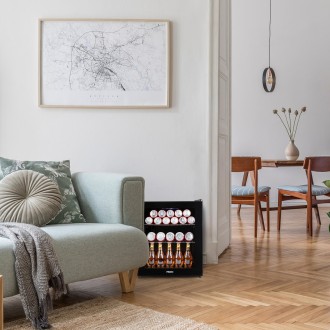 Mini chladnička nápojů - barová lednice - černá - PRIMO PR178BC