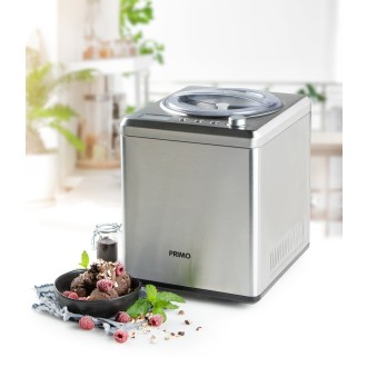 Zmrzlinovač s kompresorem - nerezový - PRIMO PR408IM