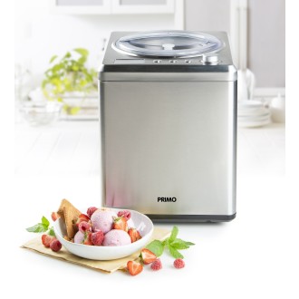 Zmrzlinovač s kompresorem - nerezový - PRIMO PR408IM