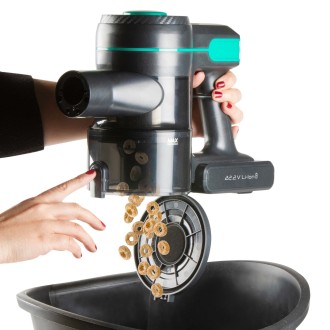 Tyčový aku vysavač 2v1 - zelenočerný 22,2 V - PRIMO PR509SV