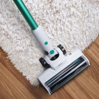 Tyčový aku vysavač s kloubem 2v1 - zelenobílý 22,2 V - PRIMO PR510SV