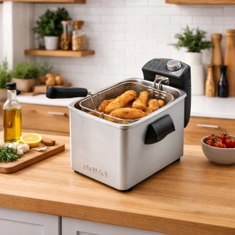 Fritéza celonerezová - dTest - záruka 10 let - DOMO DO458FR