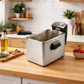 Fritéza celonerezová - dTest - záruka 10 let - DOMO DO458FR