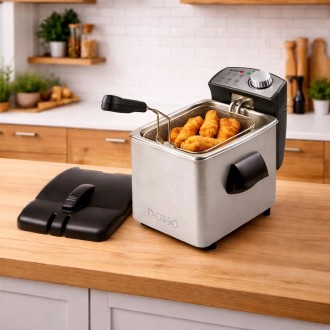 Fritéza celonerezová - dTest - záruka 10 let - DOMO DO458FR