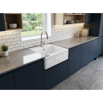 Villeroy & Boch Single 595 White Pearl Bílá keramika Pearl