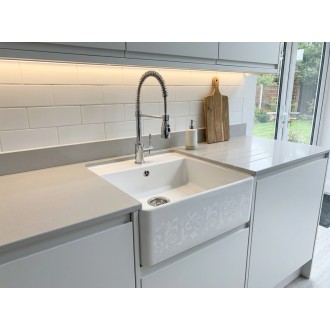 Villeroy & Boch Single 595 White Pearl Bílá keramika Pearl