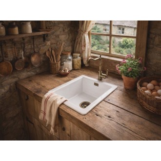 Deante Sabor 450 Bílá keramika