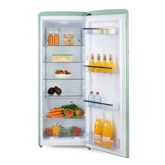 Retro lednice bez mrazáku - zelená - DOMO DO91710R