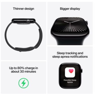 Apple Watch Series 10 GPS 42mm Alu Sport Band S/M Rose Gold/Light Blush