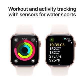 Apple Watch Series 10 GPS 42mm Alu Sport Band S/M Rose Gold/Light Blush