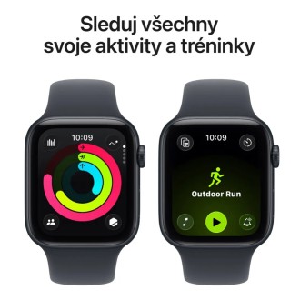 Apple Watch SE GPS 44mm Alu Sport Band M/L Midnight