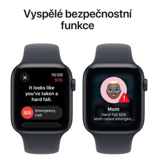 Apple Watch SE GPS 44mm Alu Sport Band M/L Midnight