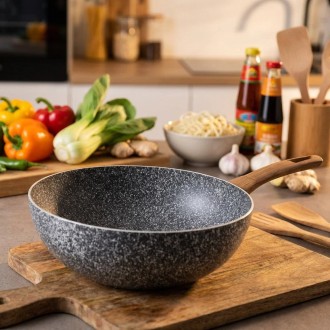 DOMO pánev Wok Ecopan 28 cm