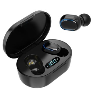 DeTech Bezdrátová TWS sluchátka E7S 5.3 – černá