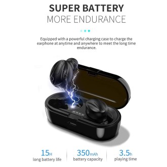 High Quality Bezdrátová TWS sluchátka XG-13 – černá