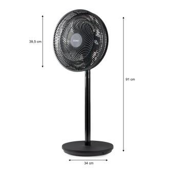 Stojanový ventilátor Multiblade 2v1 - černý - DOMO DO8159